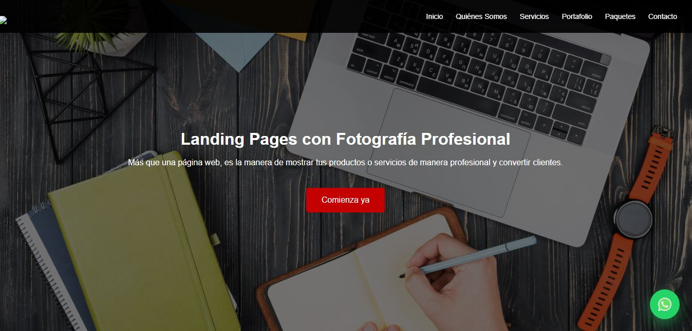Landing Page Restaurante en Monterrey